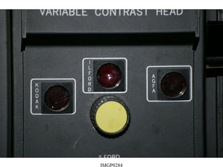 Contrast
• The higher
the number
of the filter,
the greater
the contrast.
• Black will be
darker, and
white will be
brighter

 