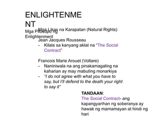 enlightenment essay tagalog