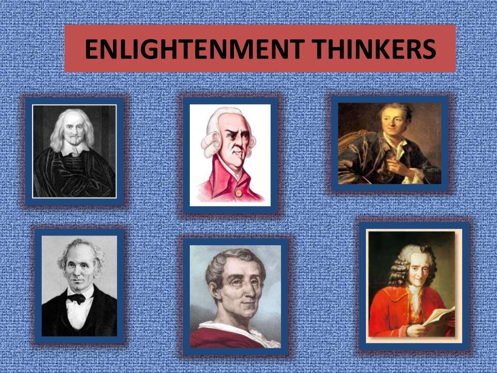 enlightenment thinkers essay