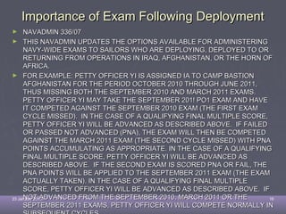 Navadmin Message Example Enlisted advancement1 | PPT