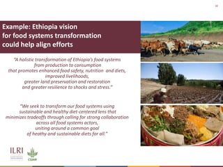 Nutrition Leadership for Climate Change Resilient Food System and Nutrition in Ethiopia