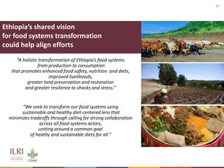Nutrition Leadership for Climate Change Resilient Food System and Nutrition in Ethiopia