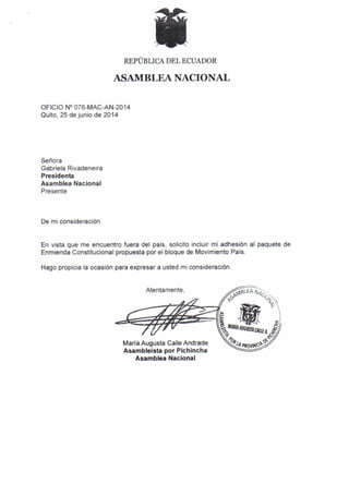 Enmienda Constitucional 
