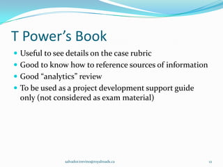CRISIS is the name of the Game

 Change faster than social norm: Crises…
   Environmental
   Educational
   Political
   Economic…
   You name it…
   Our social systems are overwhelmed by the speed and
    magnitude of change…




                     salvador.trevino@RoyalRoads.ca       12
 