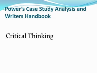 The solution to a Given Crisis?

 The Solution to a Given
         Crisis?


             YOU

           salvador.trevino@RoyalRoads.ca   13
 
