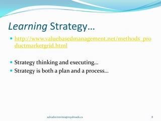 A global                               ?
         Lulu-lemon = VANCOUVER?
 Lulu-Lemon is a west coast lifestyle statement

         SO, A GLOBAL LULULEMON?



http://www.lululemon.com/media/index.php?id=1
                       91


                 salvador.trevino@RoyalRoads.ca       8
 