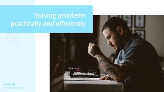 Solving problems
prac?cally and eﬃciently
Enneagram Type 6w5
 