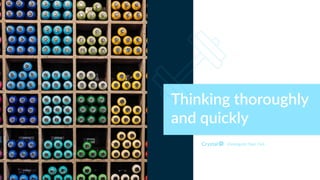 Enneagram Type 7w6
Thinking thoroughly
and quickly
 