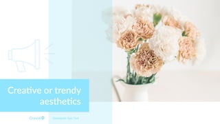 Enneagram Type 7w6
Crea1ve or trendy
aesthe1cs
 