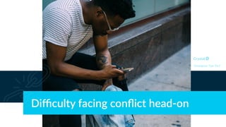 Diﬃculty facing conﬂict head-on
Enneagram Type 9w1
 