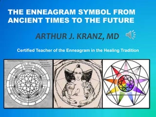 THE ENNEAGRAM SYMBOL FROM
ANCIENT TIMES TO THE FUTURE

         ARTHUR J. KRANZ, MD
 Certified Teacher of the Enneagram in the Healing Tradition
 