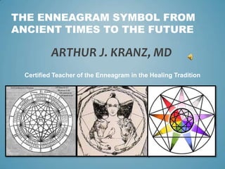 THE ENNEAGRAM SYMBOL FROM
ANCIENT TIMES TO THE FUTURE

         ARTHUR J. KRANZ, MD
 Certified Teacher of the Enneagram in the Healing Tradition
 