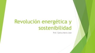 Revolución energética y
sostenibilidad
Prof. Gatica Maria Jose
 