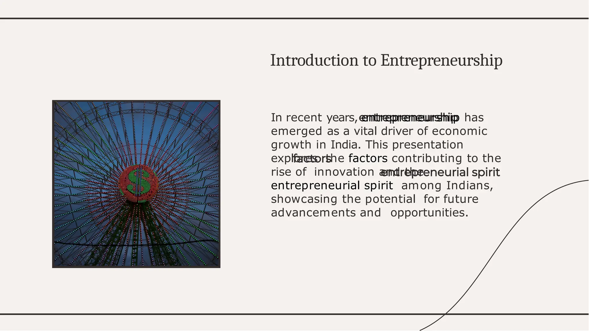 "Entrepreneurship in India: Opportunities and Challenges" | PPTX
