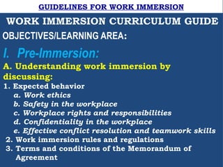 Pre Immersion Introduction Example ENOC WORK IMMERSION PRE IMMERSION ORIENTATION new.pptx