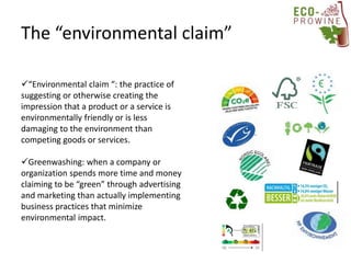 Sustainability labels: a European overview | PPTX