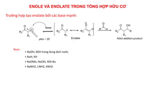 Enole và enolate trong tổng hợp hữu cơ.pdf
