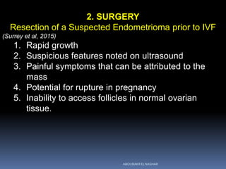 Management of Endometrioma associated infertility | PDF