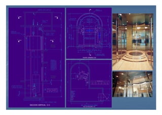 SECCION VERTICAL C-C
!
PLANTA GENERAL B-B
SALA DE MAQUINAS A-A
NOTA : PREVER VENTILACION AL EXTERIOR
 