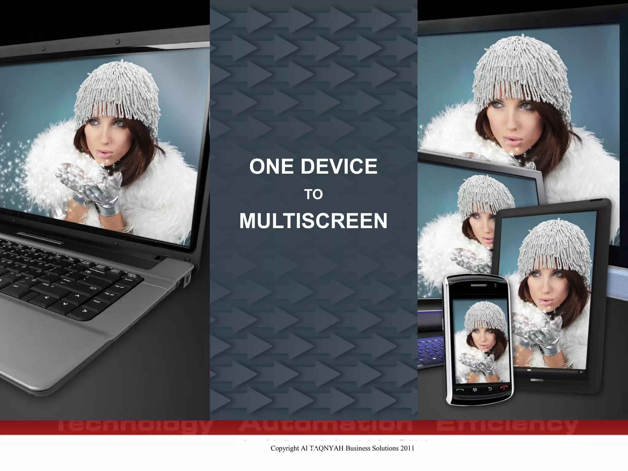 Copyright Al TAQNYAH Business Solutions 201125
Adobe
revolutionizes
how the world
engages with ideas
and information
ONE DEVICE
TO
MULTISCREEN
 