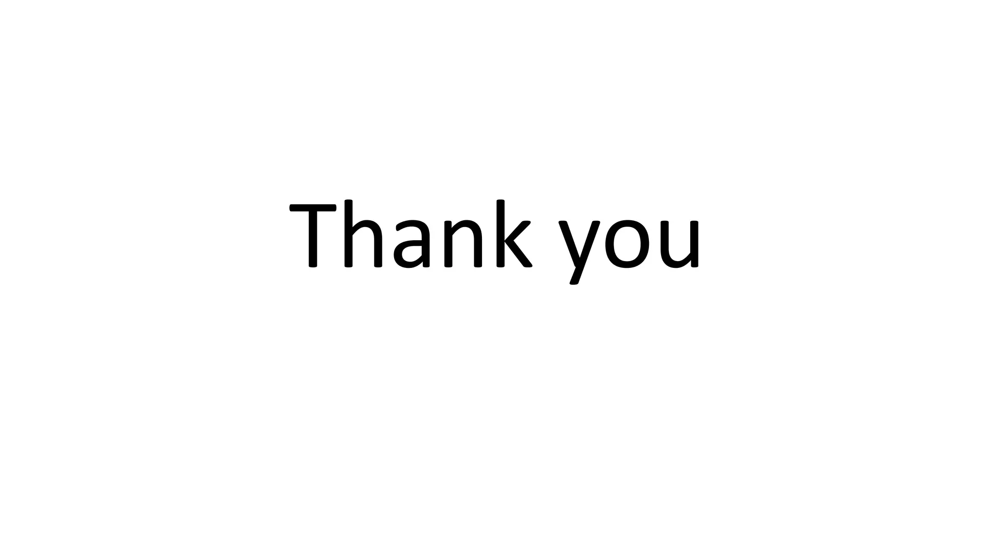 Thank you
 