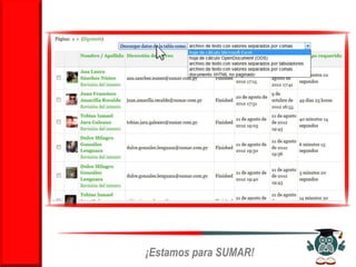 ¡Estamos para SUMAR!
 