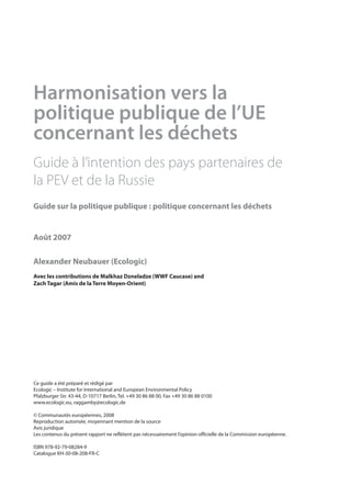 ENP Convergence Guidewaste Fr