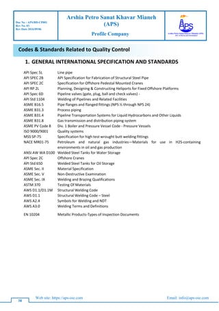 APS Profile Company | PDF