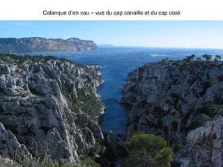 Calanque d’en vau – vue du cap canaille et du cap cisié 