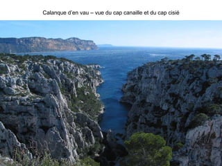 Calanque d’en vau – vue du cap canaille et du cap cisié 