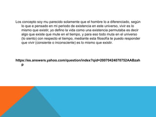Los concepto soy mu parecido solamente que el hombre lo a diferenciado, según
lo que e pensado en mi periodo de existencia en este universo, vivir es lo
mismo que existir, yo defino la vida como una existencia permutaba es decir
algo que existe que mute en el tiempo, y para eso todo muta en el universo
(lo siento) con respecto el tiempo, mediante esta filosofía te puedo responder
que vivir (consiente o inconsciente) es lo mismo que existir.
https://es.answers.yahoo.com/question/index?qid=20070424070752AABzah
p
 