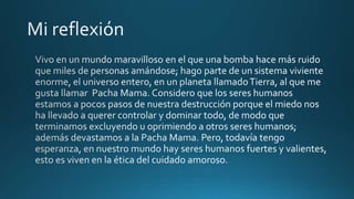 En que mundo vivimos