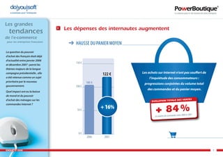 Enquête e-commerce PowerBoutique 2008