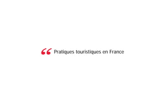 Enquete E Tourisme Tableaux Des Resultats