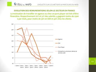 Enquête 2012 sur les Métiers du Web et de l'Internet Slide 110
