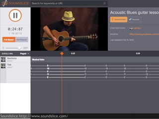 Soundslice http://www.soundslice.com/
 