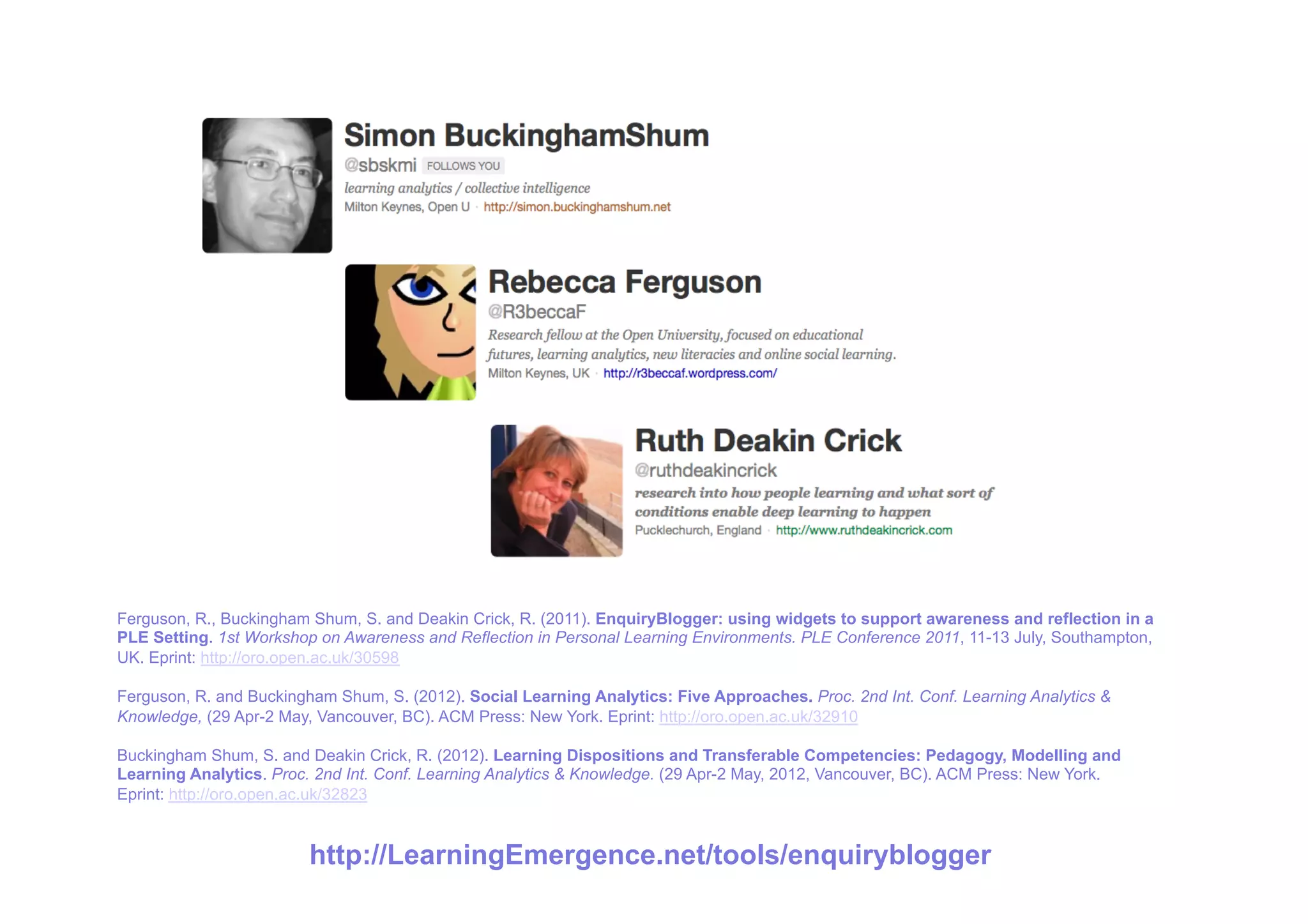 To join the global community…
LearningEmergence.net




                                61
 