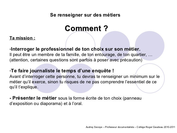Question à Poser à Un Professionnel Pour Connaître Son Métier