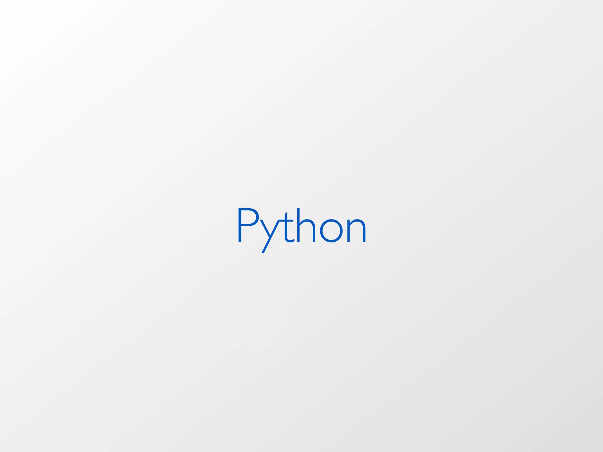 Python 