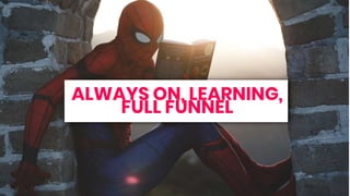 ALWAYS ON, LEARNING,
FULL FUNNELALWAYS ON, LEARNING,
FULL FUNNEL
 