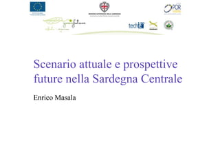 Scenario attuale e prospettive
future nella Sardegna Centrale
Enrico Masala
 