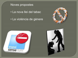 Algunspartitspolítics que han pujat de diputats respecte al 2006 han estat: CIU, PP, SI (que a 2006 no va rebrecapvot).VocabulariDemocràcia: És una forma d'organització de grups de persones, la característica predominant és que la titularitat del poder resideix en la totalitat dels seus membres.Partit polític: És una organització política representa algun grup en particular amb l'objectiu de participar en algun tipus d'elecció o sufragi.Programa electoral: Organització de les accions que promets fer si guanyes les eleccions.Parlament: Un parlamentés una assemblea de persones que exerceixen el poder legislatiu.Diputats:Són els representants de la sobirania popular. Poden ser triats pel vot directe, lliure i secret dels ciutadans, o de forma indirecta per altres representants de la sobirania popular.