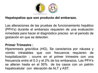 ENFERMEDAD DEL HIGADO DURANTE EL EMBARAZO | PPT
