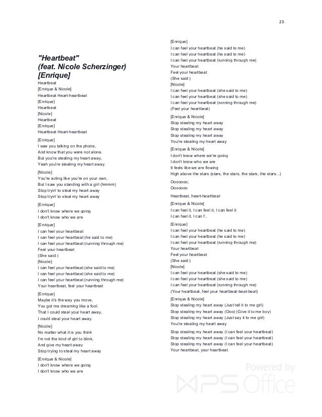 Enrique Lyrics