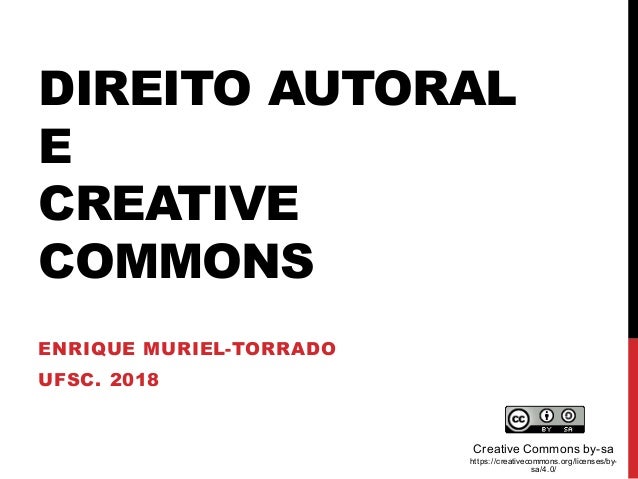 direitos autorais e creative