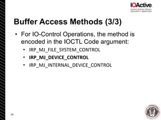 Reverse Engineering and Bug Hunting on KMDF Drivers - Enrique Nissim ...