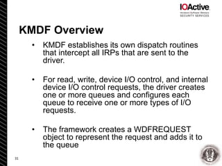 Reverse Engineering and Bug Hunting on KMDF Drivers - Enrique Nissim ...