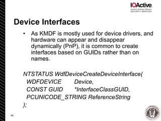 Reverse Engineering and Bug Hunting on KMDF Drivers - Enrique Nissim ...
