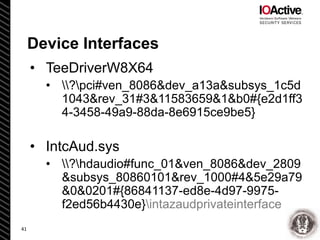 Reverse Engineering and Bug Hunting on KMDF Drivers - Enrique Nissim ...