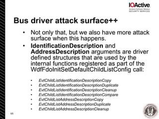 Reverse Engineering and Bug Hunting on KMDF Drivers - Enrique Nissim ...